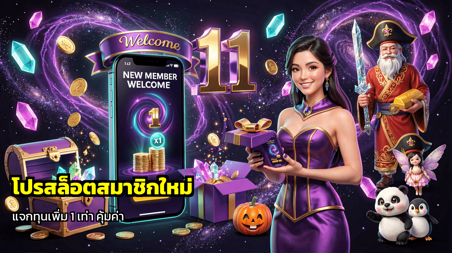 โปรสล็อตสมาชิกใหม่